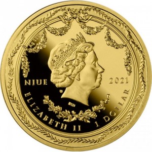 Аверс монеты Ниуэ, 1 доллар, 2021