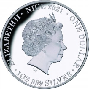 Аверс монеты Ниуэ, 1 доллар, 2021