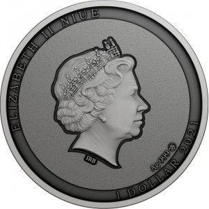 Аверс монеты Ниуэ, 1 доллар, 2021