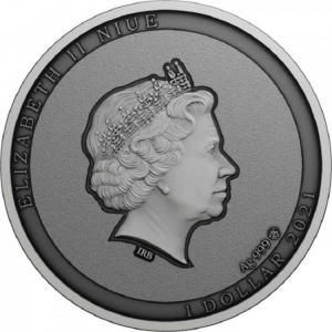 Аверс монеты Ниуэ, 1 доллар, 2021