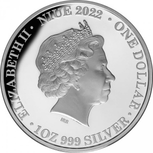 Аверс монеты Ниуэ, 1 доллар, 2022