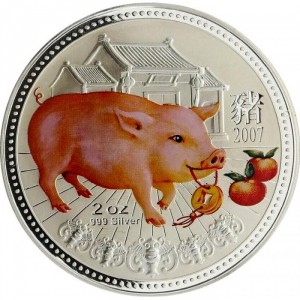 Реверс монеты Ниуэ, 2 доллара, 2007