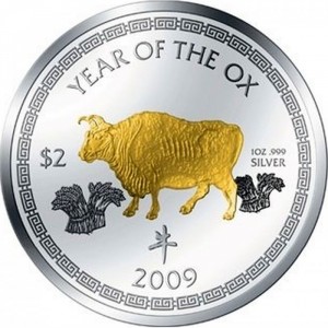 Реверс монеты Ниуэ, 2 доллара, 2009
