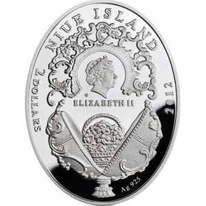 Аверс монеты Ниуэ, 2 доллара, 2012