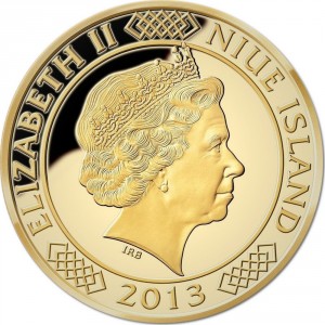 Аверс монеты Ниуэ, 2 доллара, 2013