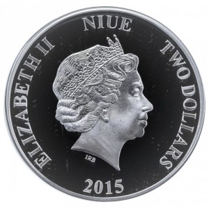 Аверс монеты Ниуэ, 2 доллара, 2015