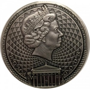 Аверс монеты Ниуэ, 2 доллара, 2016