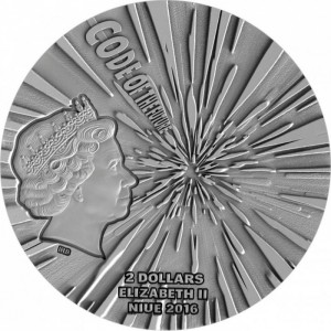Аверс монеты Ниуэ, 2 доллара, 2016