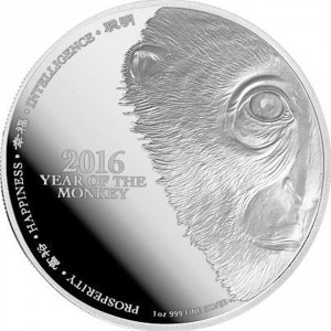 Реверс монеты Ниуэ, 2 доллара, 2016