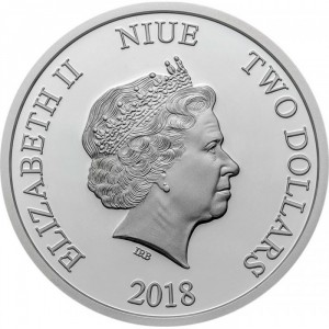 Аверс монеты Ниуэ, 2 доллара, 2018, Миньоны