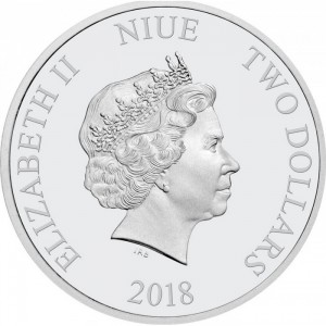 Аверс монеты Ниуэ, 2 доллара, 2018, Дисней - Пиноккио