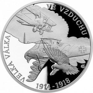 Реверс монеты Ниуэ, 2 доллара, 2018, Первая мировая война - В воздухе