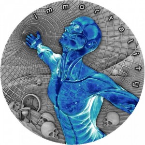 Реверс монеты Ниуэ, 2 доллара, 2018, Код будущего - Бессмертие