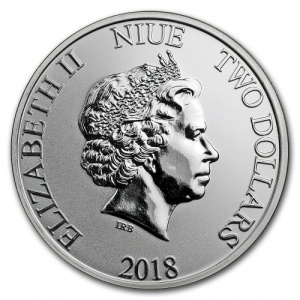 Аверс монеты Ниуэ, 2 доллара, 2018, Скрудж Макдак