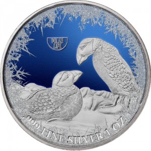 Реверс монеты Ниуэ, 2 доллара, 2019, Полярная жизнь - Тупик