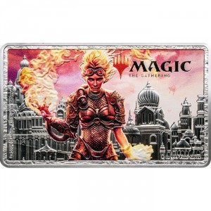 Реверс монеты Ниуэ, 2 доллара, 2019, Magic: The Gathering - Чандра