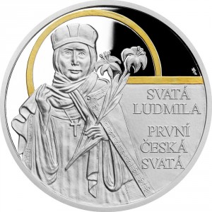 Реверс монеты Ниуэ, 2 доллара, 2020, Святая Людмила Чешская - Святая