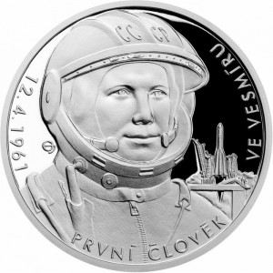 Реверс монеты Ниуэ, 2 доллара, 2021, Юрий Алексеевич Гагарин