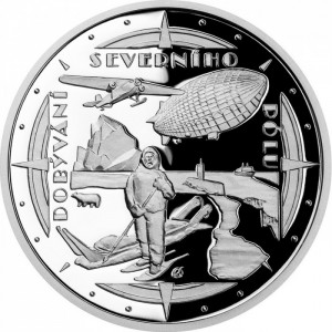 Реверс монеты Ниуэ, 2 доллара, 2021, Полярные исследователи - Покорение Северного полюса