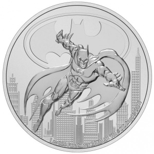 Реверс монеты Ниуэ, 2 доллара, 2021, DC Comics - Бэтмен