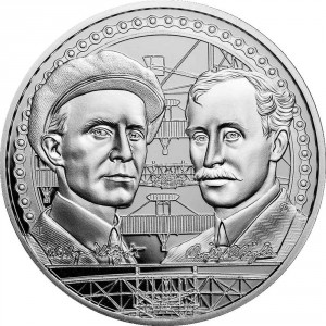 Реверс монеты Ниуэ, 2 доллара, 2022, Иконы вдохновения - Братья Райт