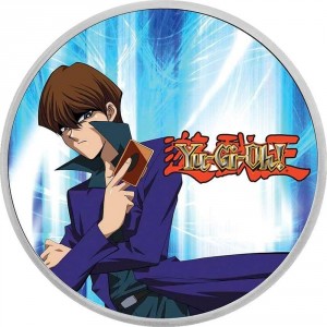 Реверс монеты Ниуэ, 2 доллара, 2022, Yu-Gi-Oh! ("Король игр") - Сэто Кайба
