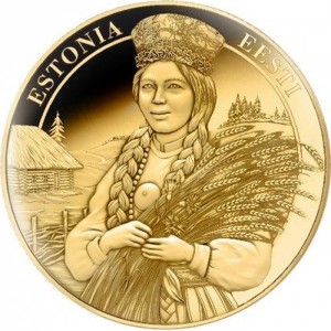 Реверс монеты Ниуэ, 2 доллара 50 центов, 2020, Эстония