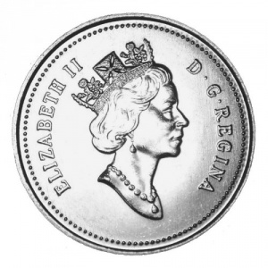 Аверс монеты Канада, 10 центов, 1992, 125 лет Конфедерации Канада