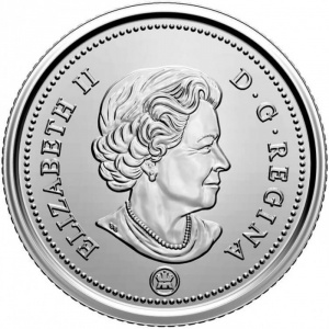 Аверс монеты Канада, 25 центов, 2003-2022