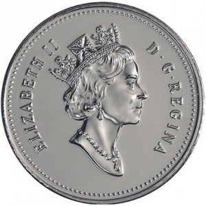 Аверс монеты Канада, 50 центов, 1992, 125 лет Конфедерации Канада