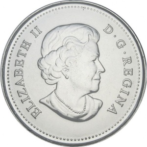 Аверс монеты Канада, 25 центов, 2012, Свадьба