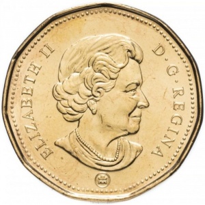 Аверс монеты Канада, 1 доллар, 2008, XXIX летние Олимпийские игры, Пекин 2008