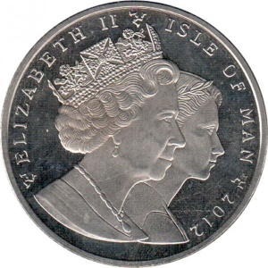 Аверс монеты Канада, 1 крона, 2012, Жизнь Королевы Елизаветы II - Визит в Канаду 2010