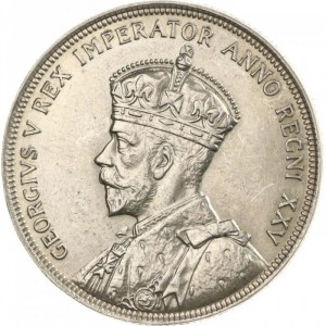 Аверс монеты Канада, 1 доллар, 1935, 25 лет правлению Короля Георга V