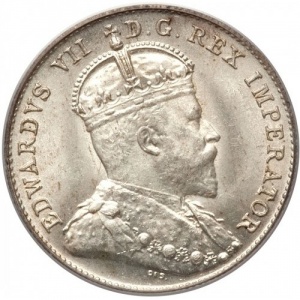 Аверс монеты Канада, 10 центов, 1903-1904