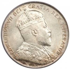 Аверс монеты Канада, 50 центов, 1904-1909