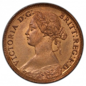 Аверс монеты Канада, ½ цента, 1861-1864