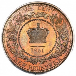 Реверс монеты Канада, 1 цент, 1861-1864