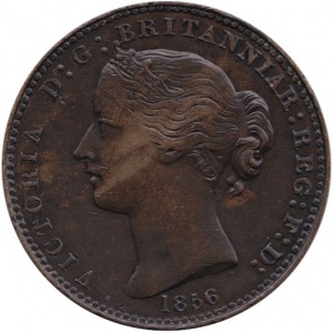 Аверс монеты Канада, 1 пенни, 1856