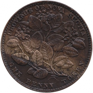 Реверс монеты Канада, 1 пенни, 1856