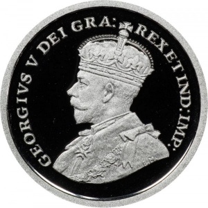 Аверс монеты Канада, 1 цент, 2012, Прощание с центом. Георг V, дизайн 1920-1936