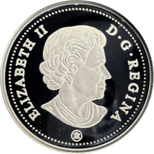 Аверс монеты Канада, 5 центов, 2012-2022