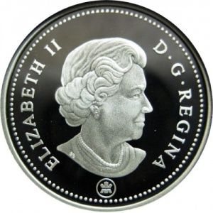 Аверс монеты Канада, 10 центов, 2004-2011
