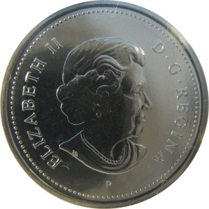 Аверс монеты Канада, 25 центов, 2006, Клубы НХЛ - Монреаль Канадиенс
