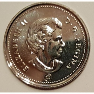 Аверс монеты Канада, 25 центов, 2007, Клубы НХЛ - Монреаль Канадиенс