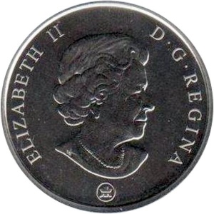 Аверс монеты Канада, 25 центов, 2009, День Канады