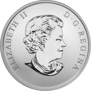 Аверс монеты Канада, 25 центов, 2014, НХЛ - Оттава Сенаторс