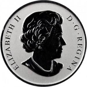 Аверс монеты Канада, 25 центов, 2014, Утки Канады - Шилохвость