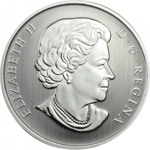 Аверс монеты Канада, 25 центов, 2014, Чемпионат мира по футболу 2014