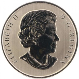Аверс монеты Канада, 25 центов, 2015, Кондуктор